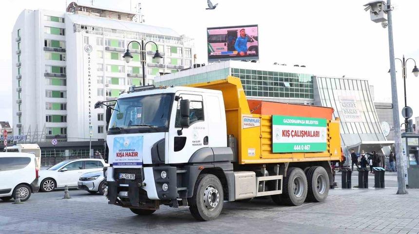 Gaziosmanpaşa’da kar nöbeti başladı