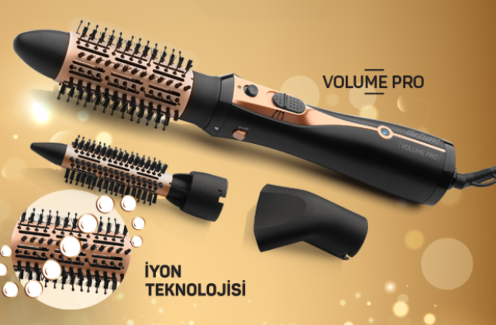 Arzum AR5063 Volume Pro Hava Üflemeli Saç Şekillendirici indirime girdi