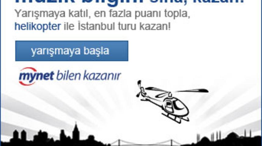 Müzik bilgini sına, helikopter turu kazan!
