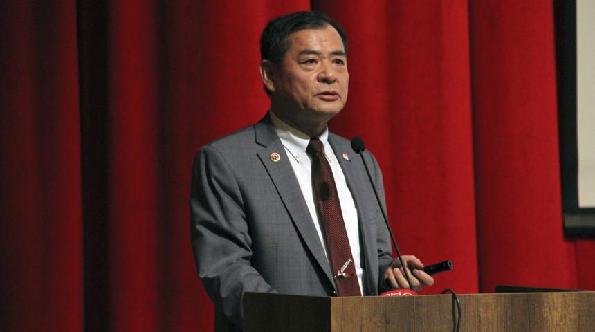 Japon deprem uzmanı Yoshinori, "Kayseri 1. Deprem Farkındalık Paneli"ne katıldı