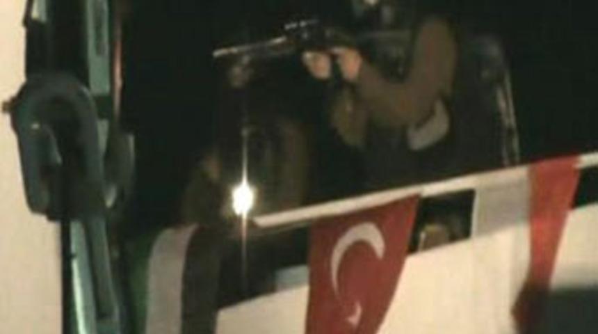 Hi&ccedil; rastlanmayan kurşun sıktılar