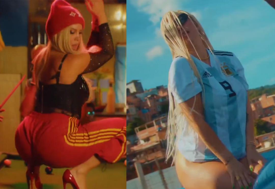 Wanda Nara Icardi'nin formasıyla klip &ccedil;ekti! Sosyal medya onu konuşuyor
