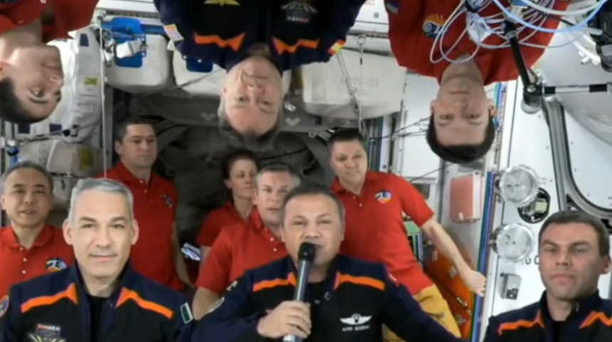 Alper Gezeravcı Uluslararası Uzay İstasyonu'na veda etti! "Bu bir hikayenin başlangıç noktasıydı"