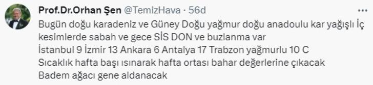 İstanbul'a kar yağacak mı? Orhan Şen: Bu gerçekleşirse yağacak... 4 bölgede sağanak! Meteoroloji'den son dakika 3 - 7 Şubat hava durumu  G1