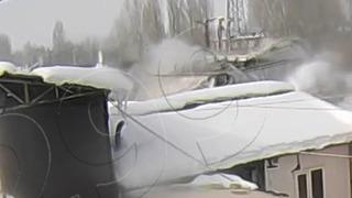 Hayvan yüklü TIR'a tren böyle çarptı! Görüntüler ortaya çıktı