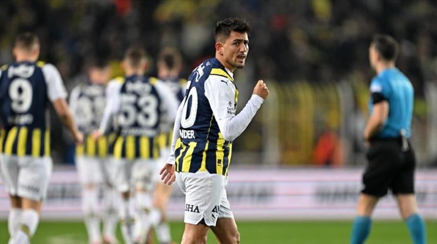 Fenerbahçe'nin yıldızı Cengiz Ünder ağızları açık bıraktı, attığı golle bir ilki başardı!