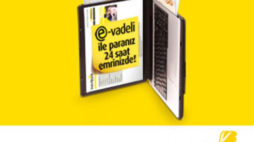 İnternette  esnek e-vadeli hesap emrinizde!