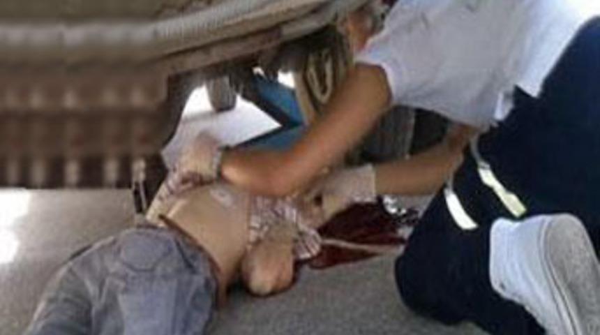 Kamyon altında can pazarı