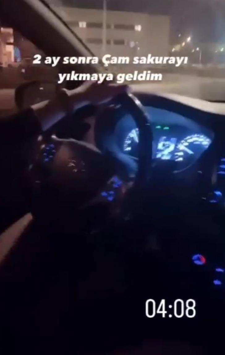 Sunucu ve spiker Ahsenur'un videosu tepki çekti! Hem drift yaptı hem paylaştı... Sivil ekipler yakaladı G2