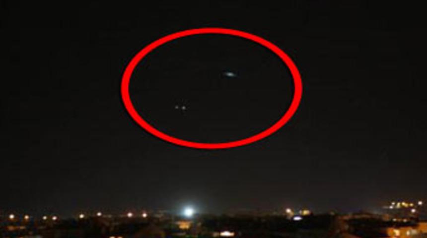 Gökyüzünde gizemli ışık!