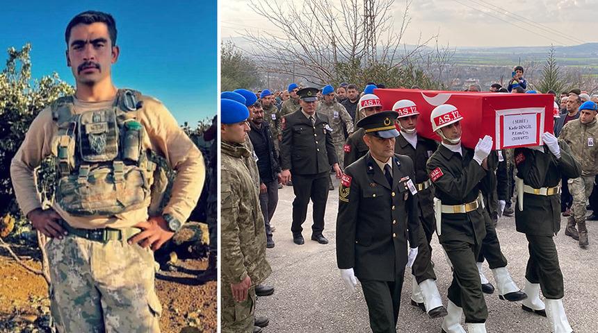 Şehit Piyade Uzman Çavuş Kadir Dingil, Osmaniye’de toprağa verildi