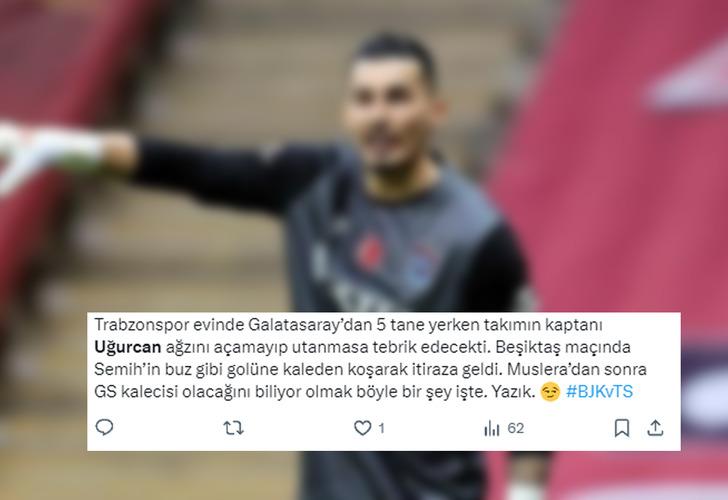 Beşiktaş taraftarından Uğurcan Çakır'a yoğun tepki! Semih Kılıçsoy'un golünün ardından hakeme itiraz etmeye koşunca... G2
