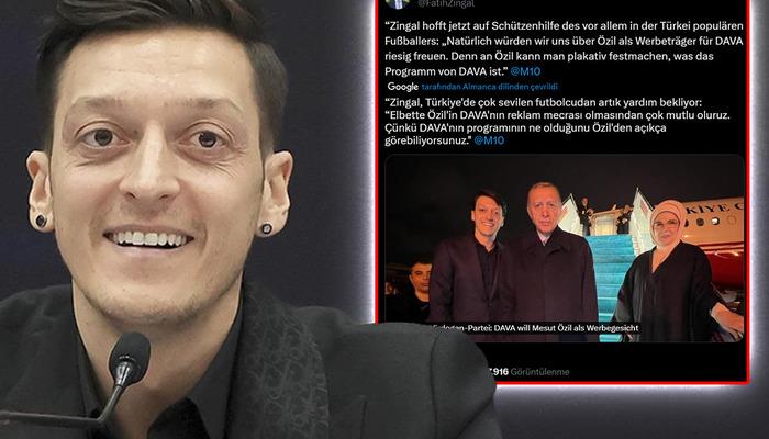 Mesut Özil'e siyaset sahnesi yolu açıldı: Seçim çalışmalarında yer alabilir