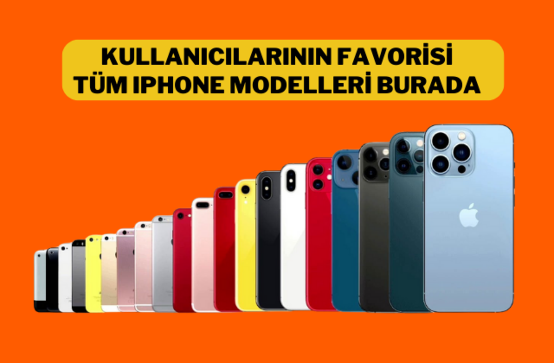 Akıllı telefon dünyasının lideri! İşte geçmişten günümüze tüm iPhone modelleri