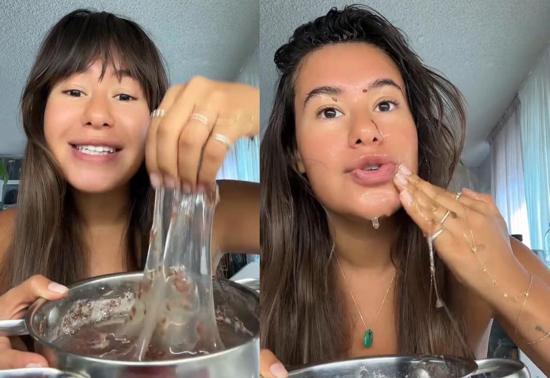 Evde yapılan doğal botoks maskesi sosyal medyada g&uuml;ndem oldu! 'Cildim &ccedil;ok parlak g&ouml;r&uuml;nd&uuml;'