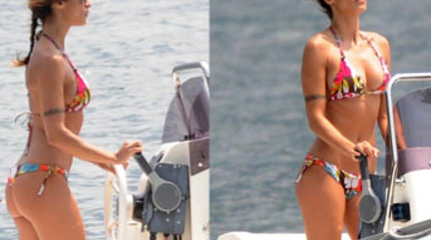 Sevgilisi g&ouml;z kamaştırdı