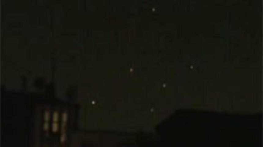 G&ouml;ky&uuml;z&uuml;nde şaşırtan g&ouml;r&uuml;nt&uuml;ler