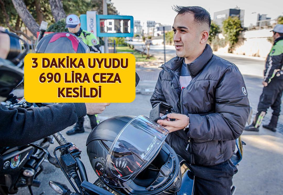 İşe gitmeden 3 dakika daha uyumak istedi, 690 lira trafik cezası yedi: Çoğu insanın günlük kazancı