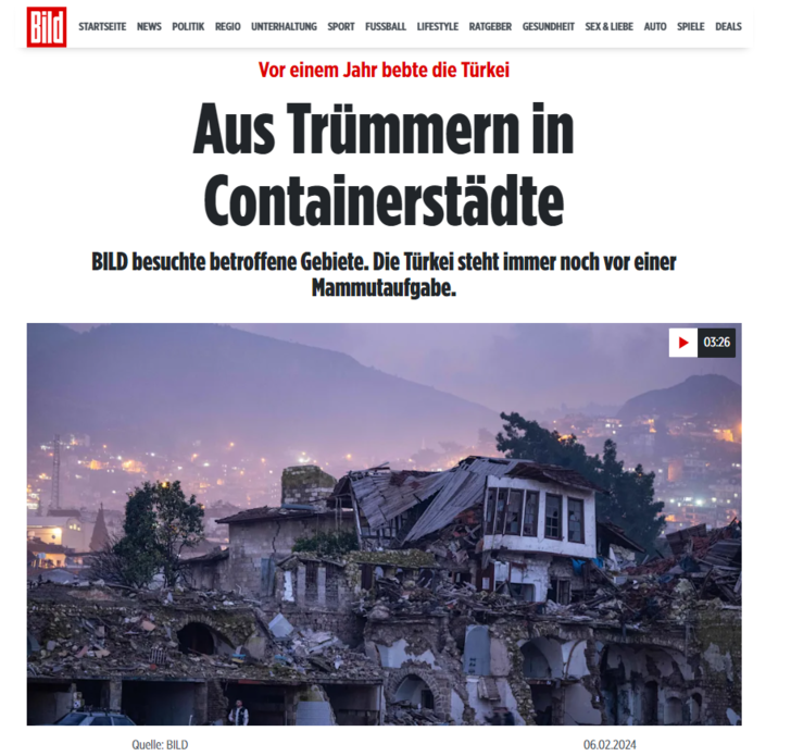 6 Şubat depremlerinin yıl dönümünü dünya da unutmadı! Manşetlerine taşıdılar... "Türkiye yas tutuyor" G2