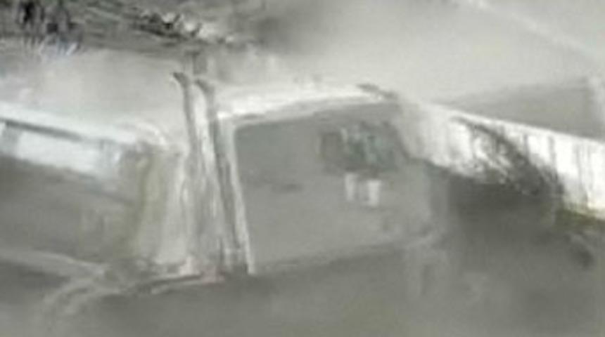 Şili'de inanılmaz trafik kazası