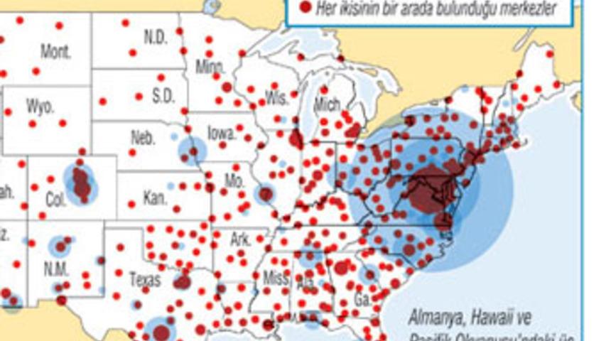 İşte ABD'nin gizli merkezleri