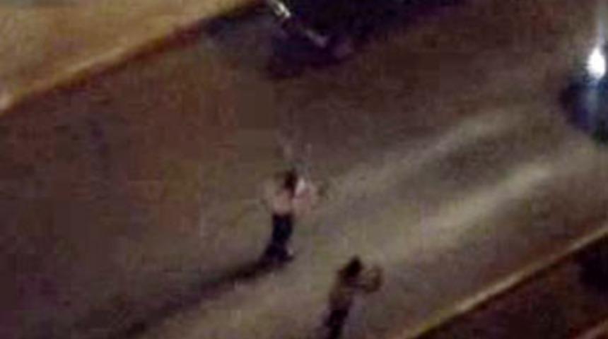 D&ouml;ner bı&ccedil;ağıyla dehşet sa&ccedil;tı