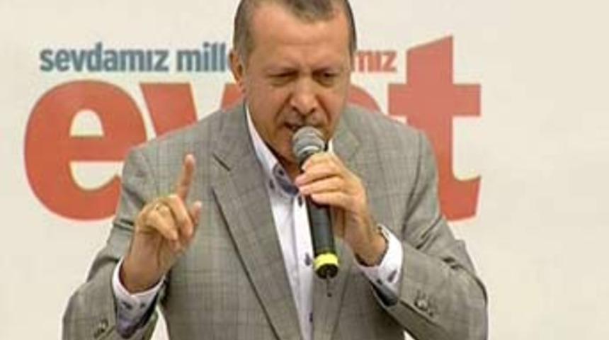 Erdoğan: İspat etmezseniz şerefsizsiniz