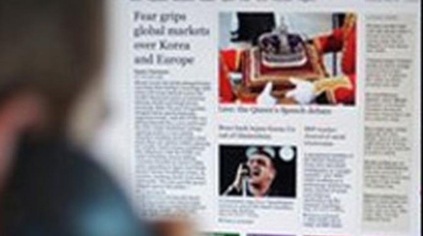 Times internette &uuml;cret uygulamasına başladı