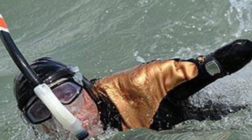 Kolları bacakları yok, Manş'ı ge&ccedil;ecek