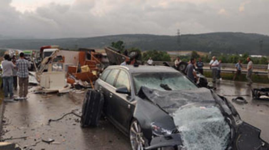 TEM'i fel&ccedil; eden kaza