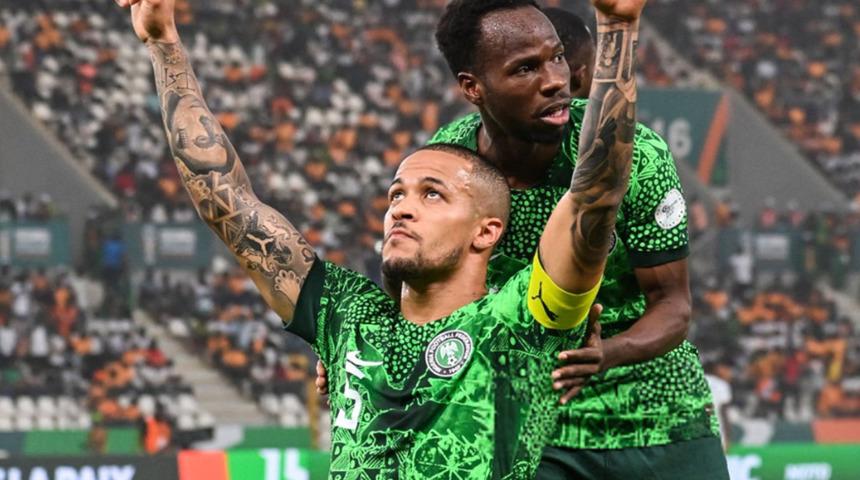Afrika Uluslar Kupası'nda ilk finalist Nijerya oldu