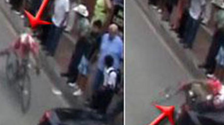 O kadar hızlı &ccedil;arptı ki...