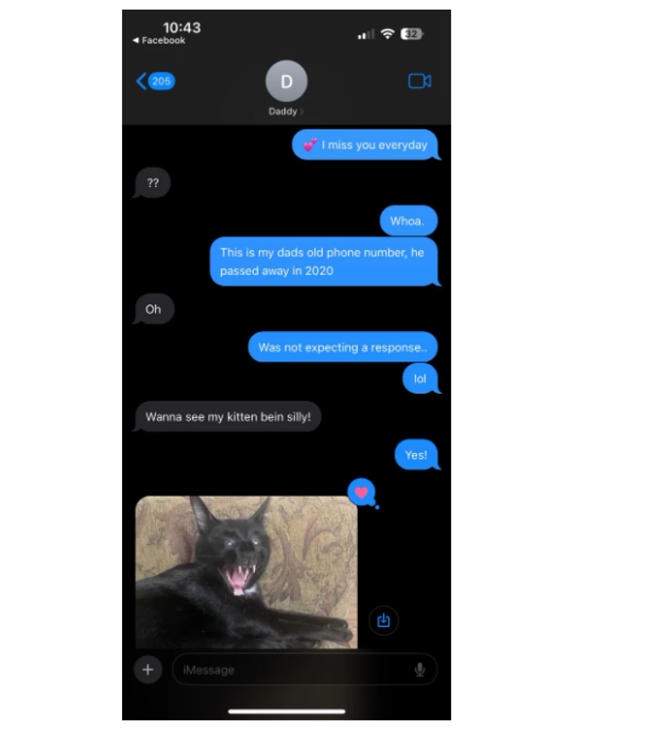 Vefat eden babasının telefona mesaj gönderdi! Dakikalar sonra aldığı cevabı paylaştı... "Bu beni çok duygulandırdı" G1