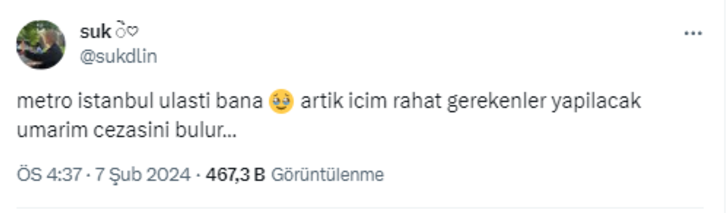 Sosyal medya metrodaki tacizi konuşmuştu! Gözyaşları içinde 'Kimse yardım etmedi' demişti... "Artık içim rahat" G3