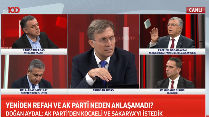 Yeniden Refah Partili Doğan Aydal'dan canlı yayında yerel seçim açıklaması: AK Parti'den Kocaeli ve Sakarya'yı istedik G2