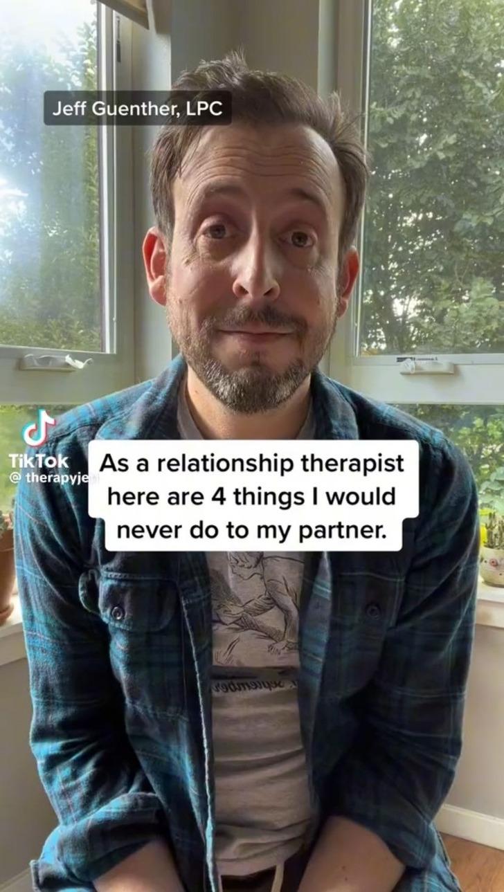 İlişki terapisti 'Partnerime asla yapmayacağım 4 şey' diyerek paylaştı!  G1
