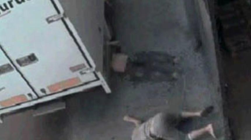 Korkun&ccedil; patlama g&uuml;venlik kamerasında