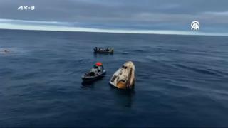 Türkiye'nin ilk astronotu Alper Gezeravcı Dünya'ya döndü: İşte ilk görüntüler!