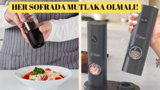 Her sofrada mutlaka olmalı! Sofranıza şıklık, yemeklerinize lezzet katacak tuz biber değirmen setleri