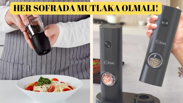 Her sofrada mutlaka olmalı! Sofranıza şıklık, yemeklerinize lezzet katacak tuz biber değirmen setleri