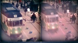 Tramvayın altında kalıp böyle sürüklenmiş! Torununu kurtarmak isterken kendi canından oldu, yeni görüntüler ortaya çıktı