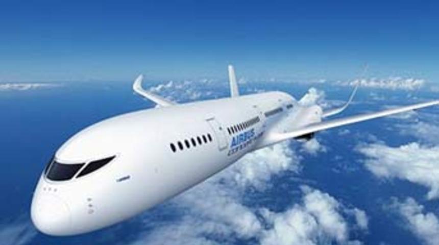 Airbus'tan şeffaf u&ccedil;ak!