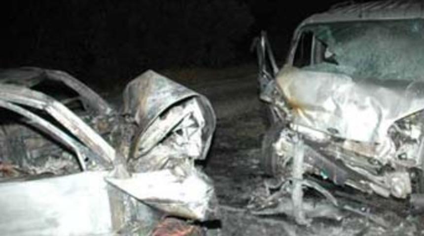 LPG'li ara&ccedil;ta yanarak &ouml;ld&uuml;ler