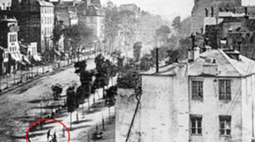 Fotoğrafı &ccedil;ekilen ilk insan