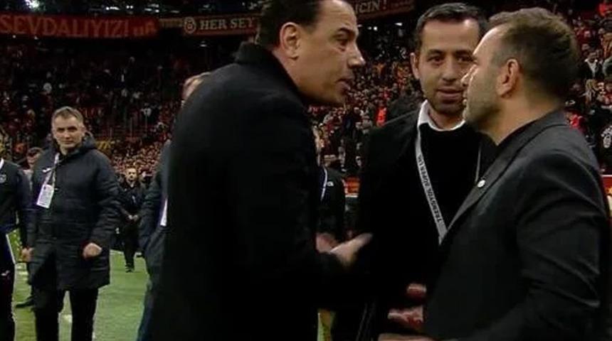Maçın bitiş düdüğünün ardından Okan Buruk ve Çağdaş Atan tartışma yaşadı!