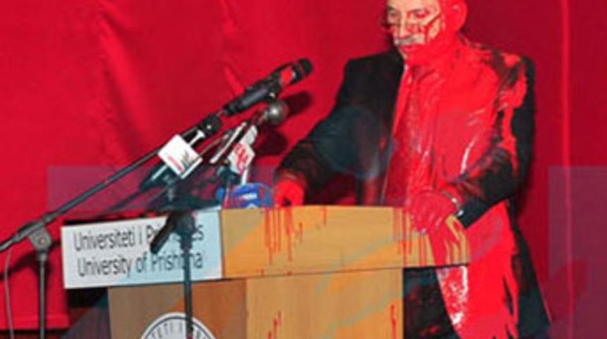 Boyalı protesto hastanelik etti