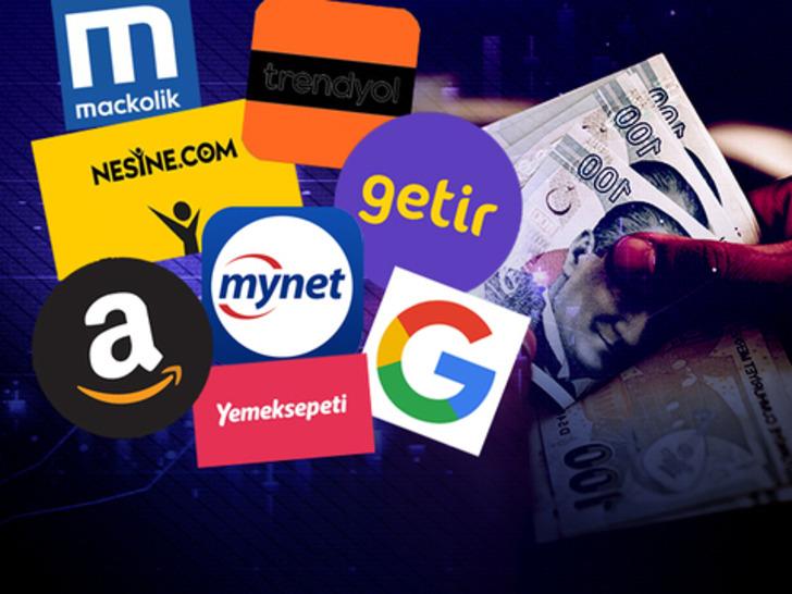 Mynet’in de listede olduğu Türkiye'nin en çok para kazanan 100 internet şirketi belli oldu!
