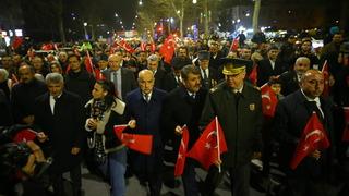 Kahramanmaraş'ın düşman işgalinden kurtuluşunun 104. yılı dolayısıyla Fener Alayı düzenlendi