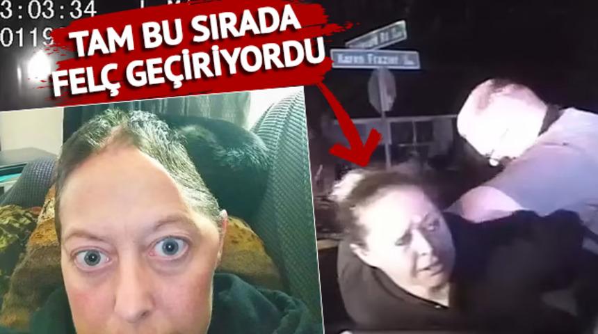 Felç geçirdiği sırada polis tarafından kelepçelenip hapishaneye gönderildi... Zavallı kadının son hali yürekleri burkuyor