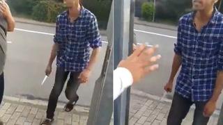 Sığınmacı onu ağırlayan aile göndermek isteyince deliye döndü! Elindeki bıçakla dehşet saçtı